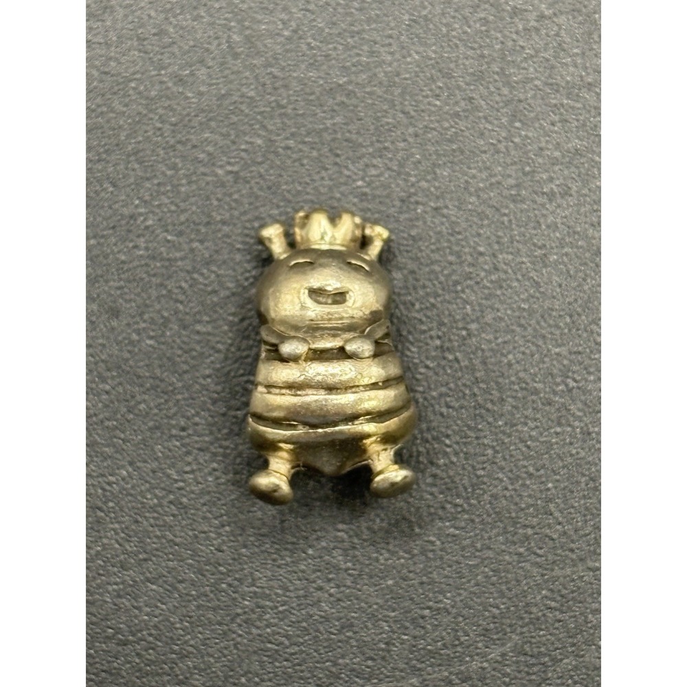 Pandora Sterling Silver 14K Accent Queen Bee Charm ALE E22